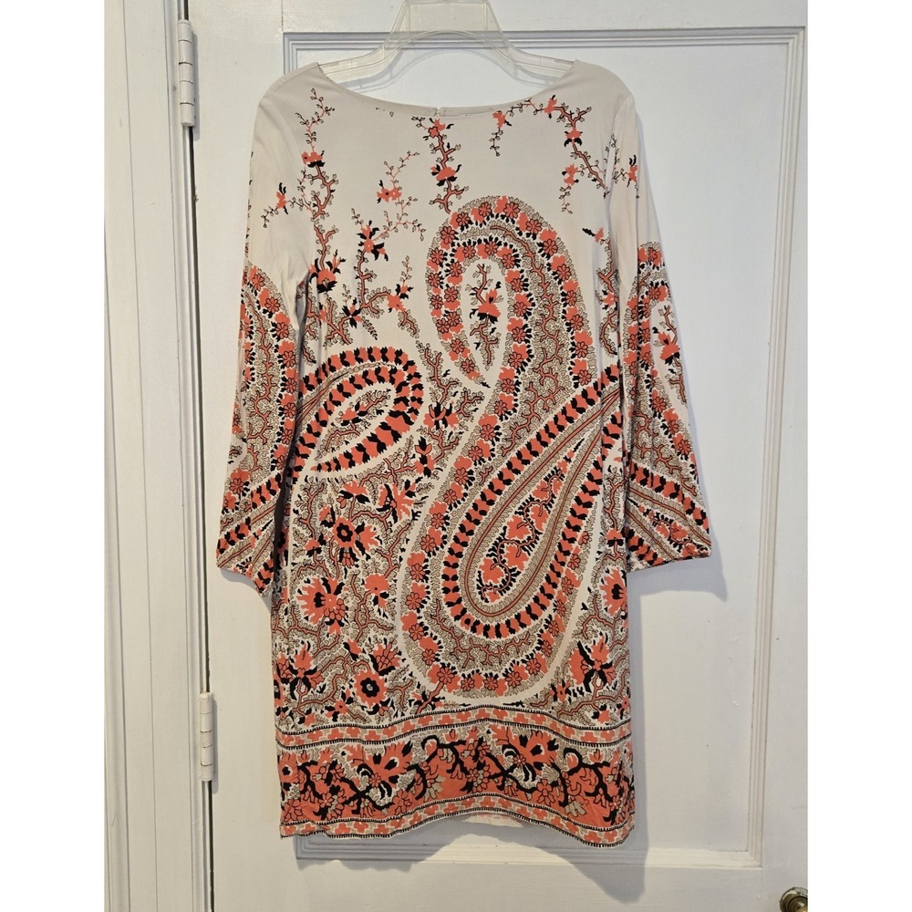 Old Navy Women's Knee Length Lined Paisley Floral Design Dress Size Large